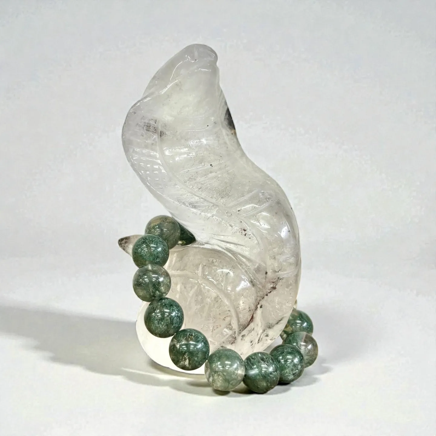 《ヘビ型ガーデンクォーツが仲間入りしました》