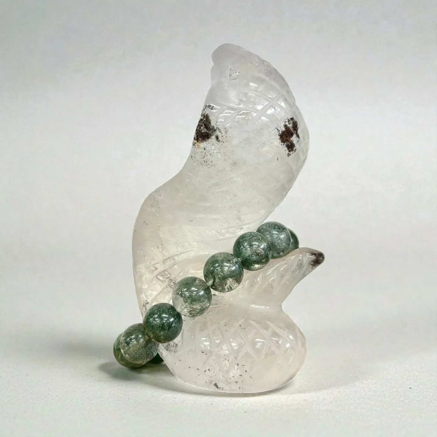 《ヘビ型ガーデンクォーツが仲間入りしました》