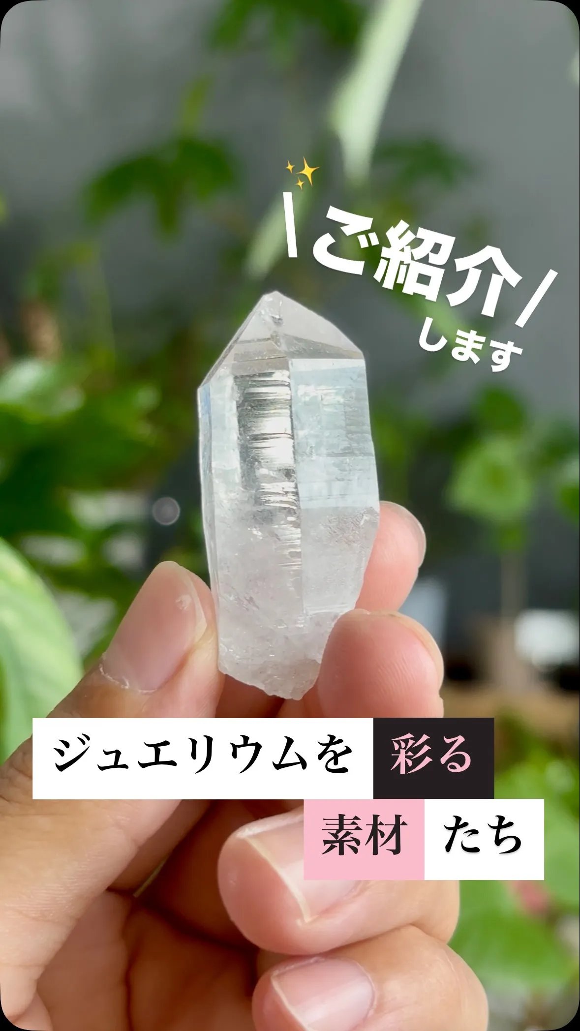 ✨ジュエリウムを彩る素材たち✨